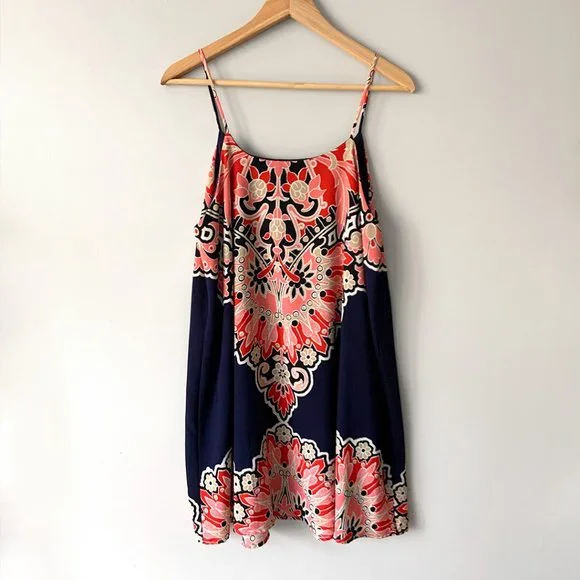 Peach Love California Dress Navy - Picture 2 of 6